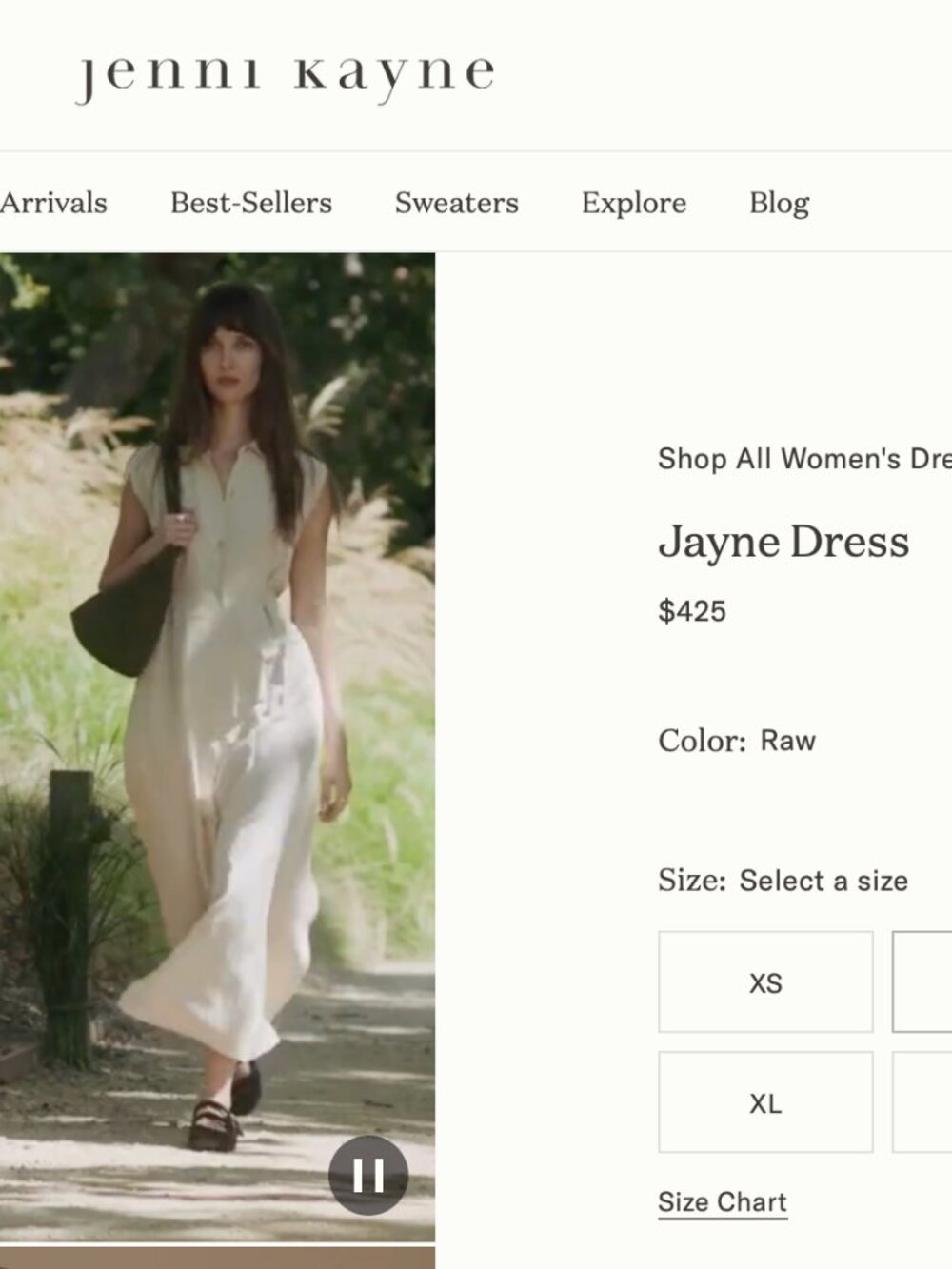 Jenni Kayne - Jayne Dress, Medium (Brand New, Retails $425) - Picture 2 of 16